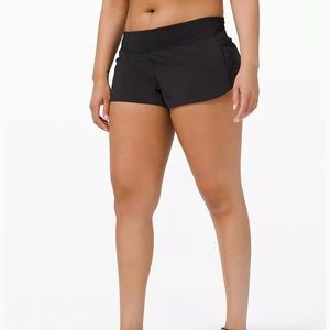 Black Speed Up Short 2.5" Size 0